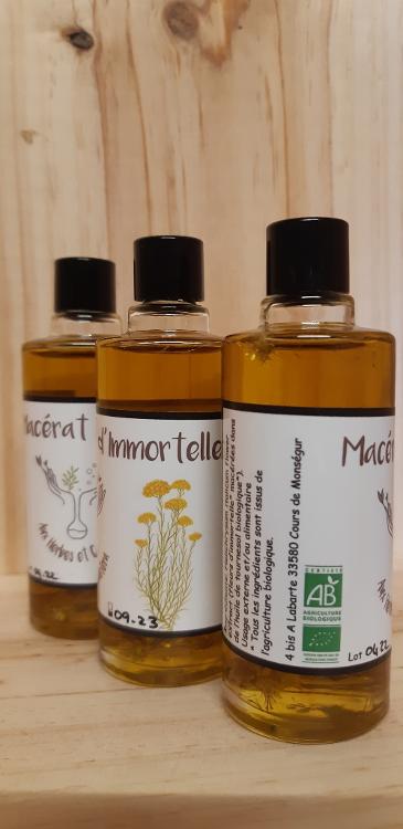 Macérât huileux d'Hélichryse Italienne (Immortelle)