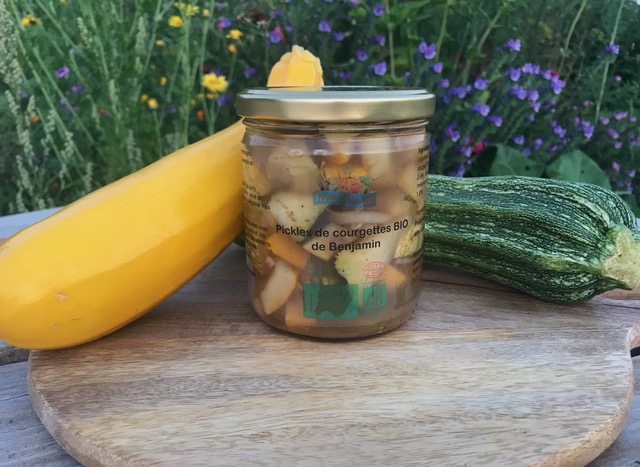 Pickles de courgettes au curry (400g)