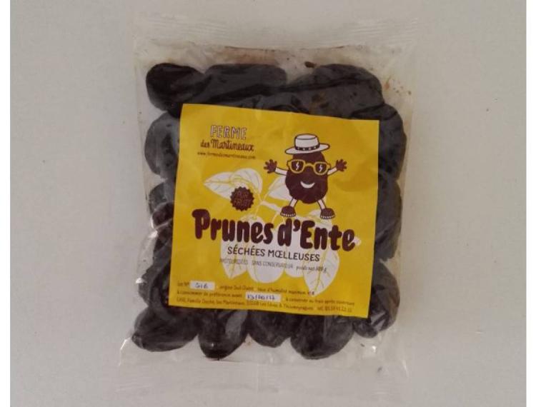 Pruneaux - Prunes d'ente séchées moelleuses (500g)