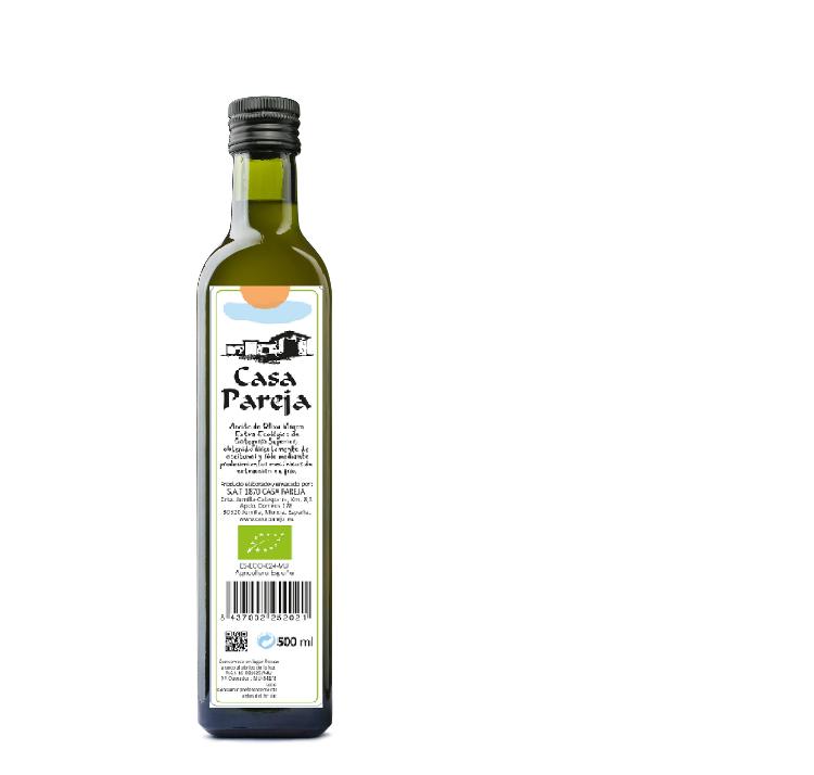 Huile d'olive 1/2 litre Casa Pareja