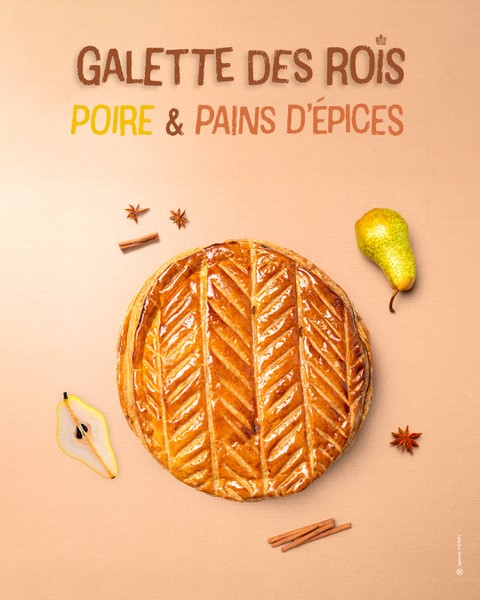 00. Galette Poire - pain d'épices 6 pers