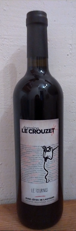 Vin Rouge "le tournis" Cuvée 2017