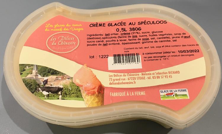 Glace au Speculoos 380g 500mL