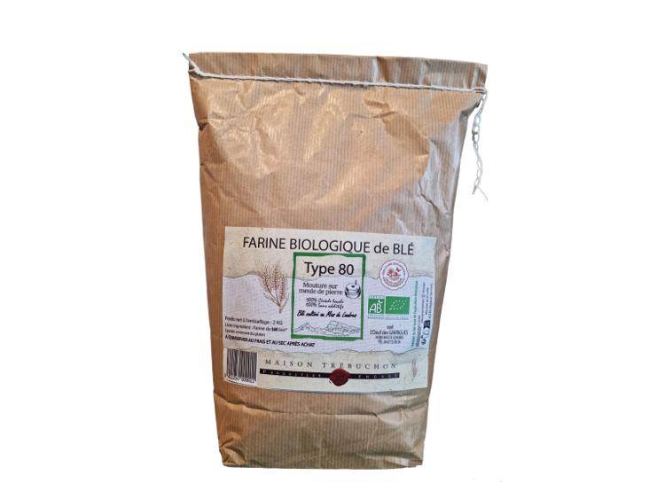 Farine de blé biologique T80