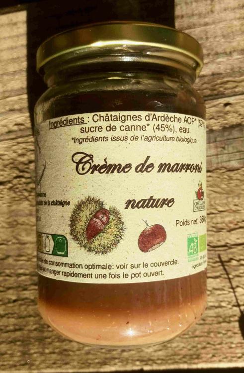 Crème de marrons nature 360g