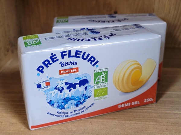 Beurre demi-sel  - Pack promo lot de 2 (2x250g)