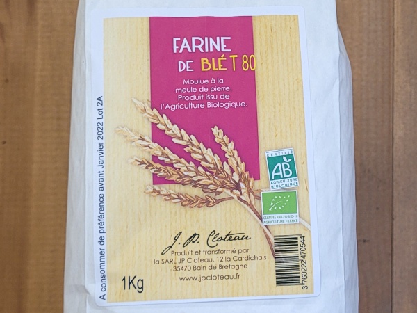 Farine de Blé type 80 (farine bise)