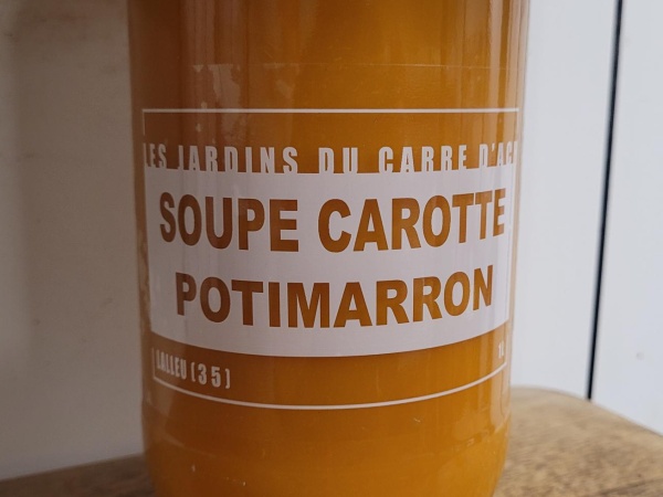 Soupe Carotte Potimarron 1 litre
