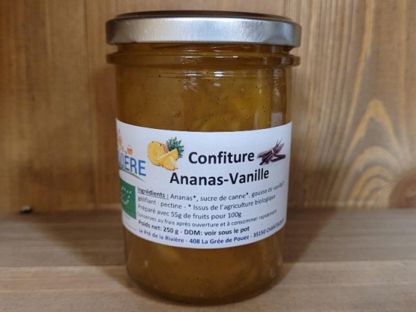 Confiture Ananas - Vanille 250g
