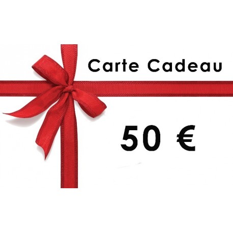 Carte cadeau 50€ 🎁
