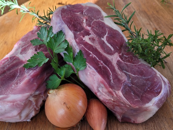Roti de Porc avec os épaule (idéal Pulled Pork) - Origine France (35)