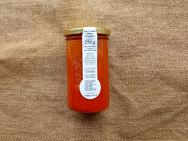 Sauce tomate Piment d'Espelette