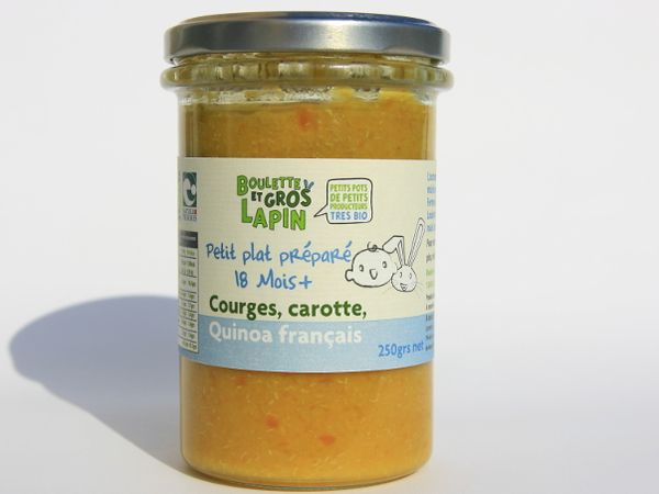 Petit pot "Courge, carotte, quinoa" - dès 18 mois