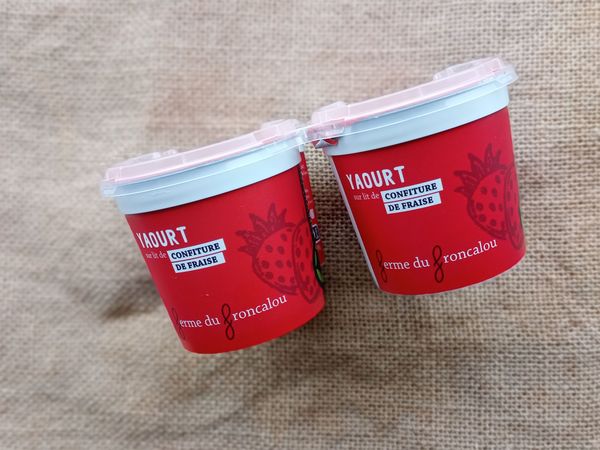Yaourts fraise (4x100g)