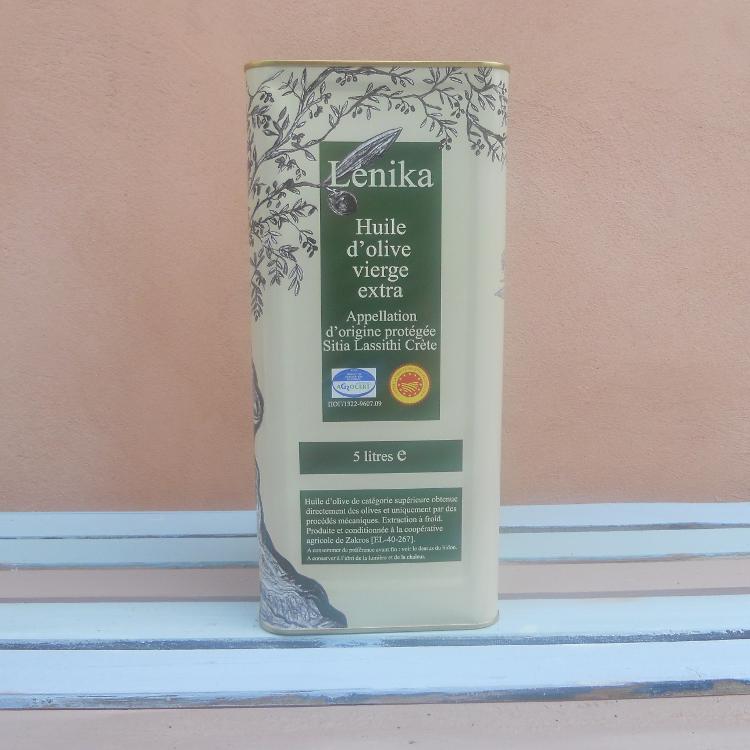 Huile d'olive Vierge Extra  A.O.P "Sitia Lasithiou Kritis" - Récolte 2023-24