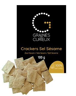 Crackers sel sésame