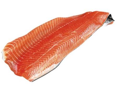 Filet entier de saumon sauvage sockeye - produit congelé