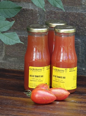 jus de tomates au naturel (petite bouteille)