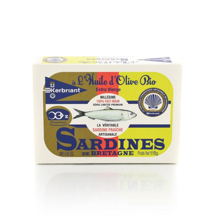 Sardines à l'huile d'Olive- Conserverie Artisanale Kerbriant