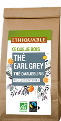 Thé noir Earl Grey Darjeeling