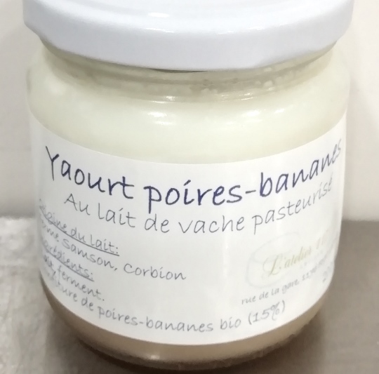 Yaourt Poire - Banane