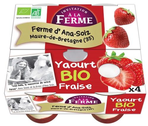 Yaourt Fruit  Fraise 4x125g