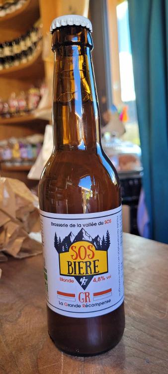 Bière Blonde  'GR La Grande Récompense' - 33cl - Brasserie Sos