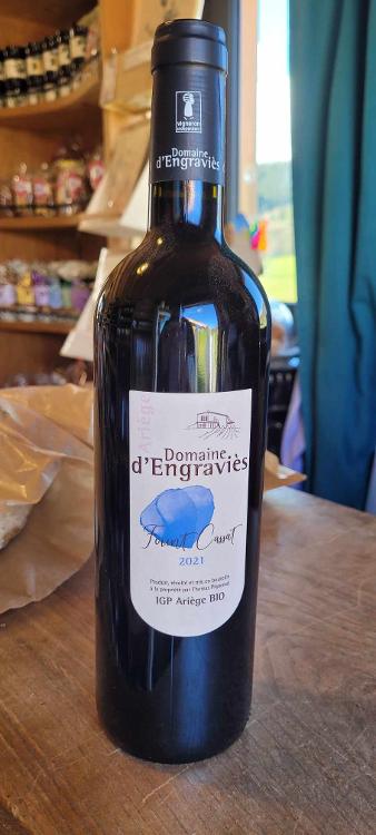 Vin rouge bio "Fount Cassat 2021" - Domaine d'Engraviès 75cl