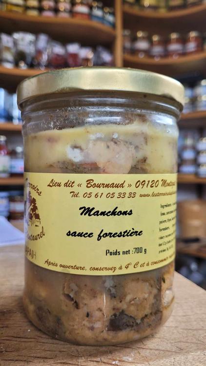 Manchons de canard sauce forestière - 700g - Les Terroirs du Plantaurel