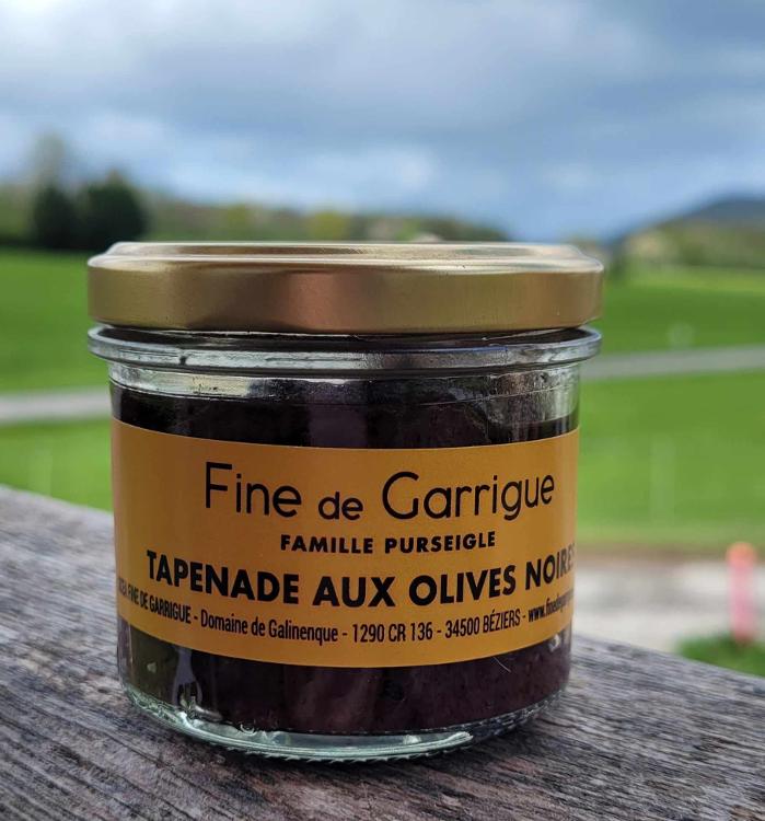 Tapenade aux olives noires - 90Gr - Fine de Garrigue