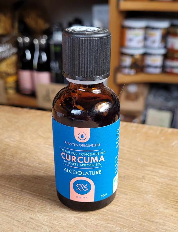Curcuma - Extrait pur concentré Bio - 50ml - Ômna