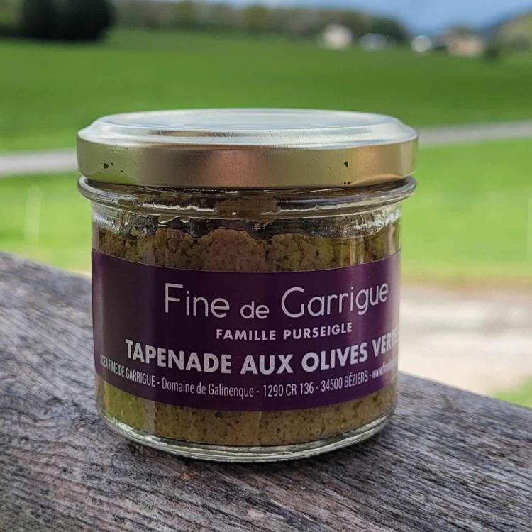 Tapenade aux olives vertes - 90gr - Fine de Garrigue