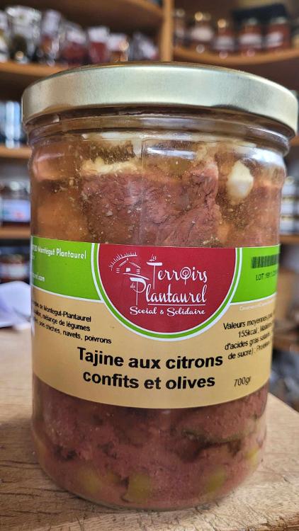 Tajine aux citrons confits & olives - 700gr - Les terroirs du Plantaurel