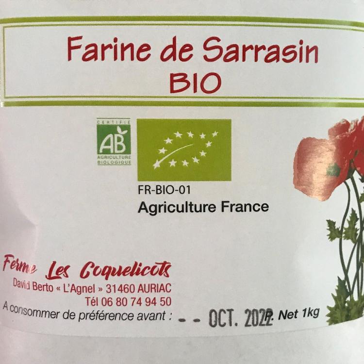 Farine de Sarrasin BIO - Ferme les Coquelicots
