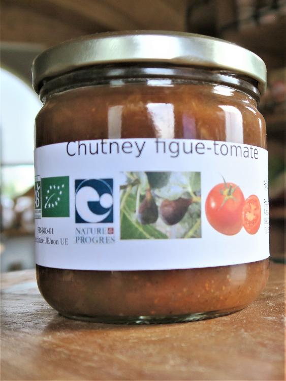 Chutney figue-tomate Bio - Claude Fressonnet