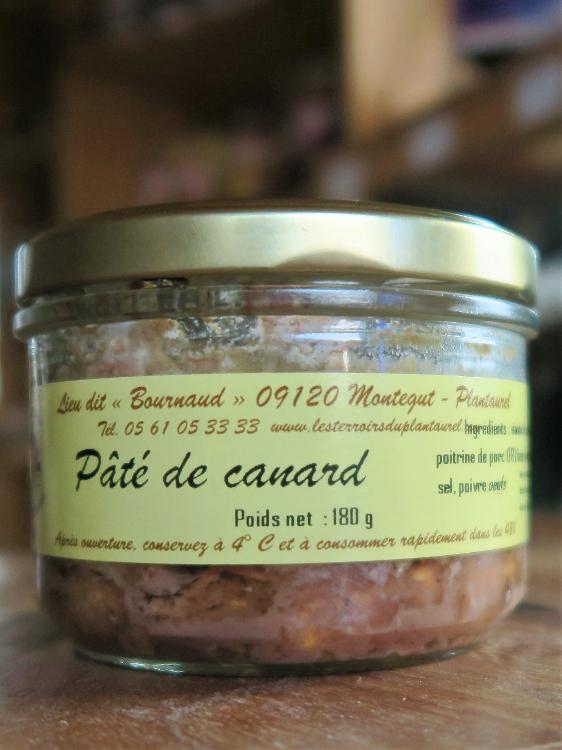 Paté de canard aux échalotes - 180g - Les Terroirs du Plantaurel