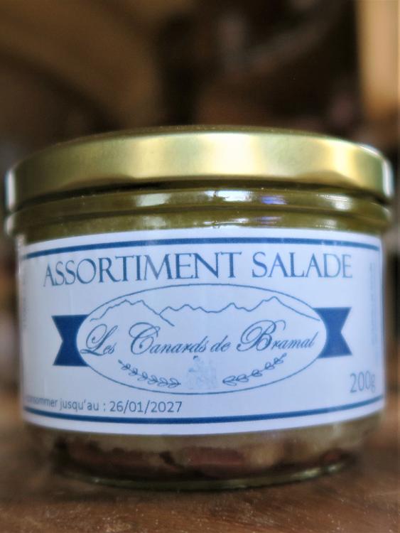 Assortiment salade - Les canards de Bramal