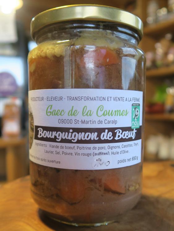 Bourguignon de Bœuf - 650g - Gaec de la Coumes