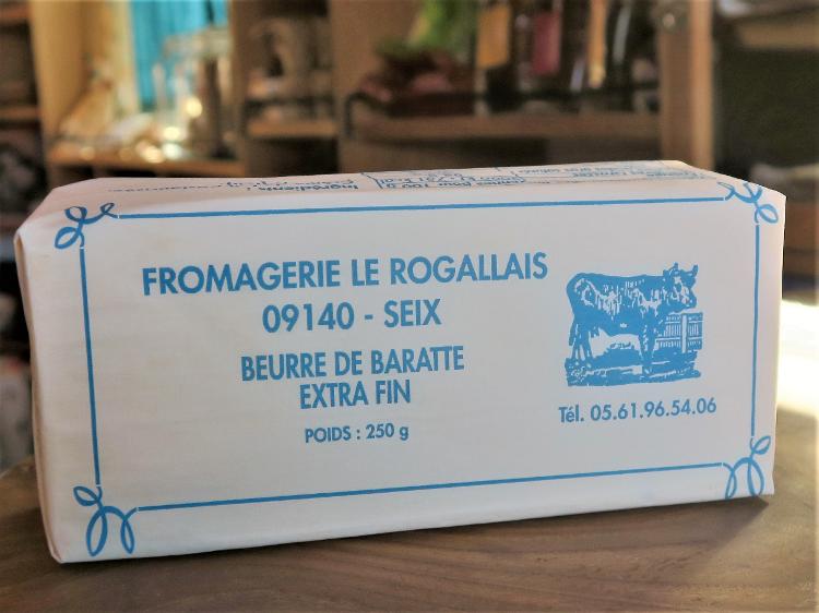 Beurre de Baratte extra fin - Fromagerie le Rogallais