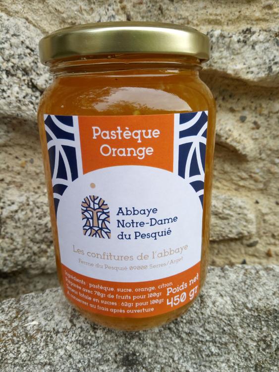 Confitures Pastèque Orange - 450g- Ferme du Pesquié