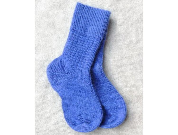 Mi-chaussettes bleu de Suède 31/33