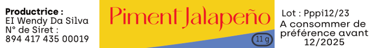 Poudre de piment Jalapeno