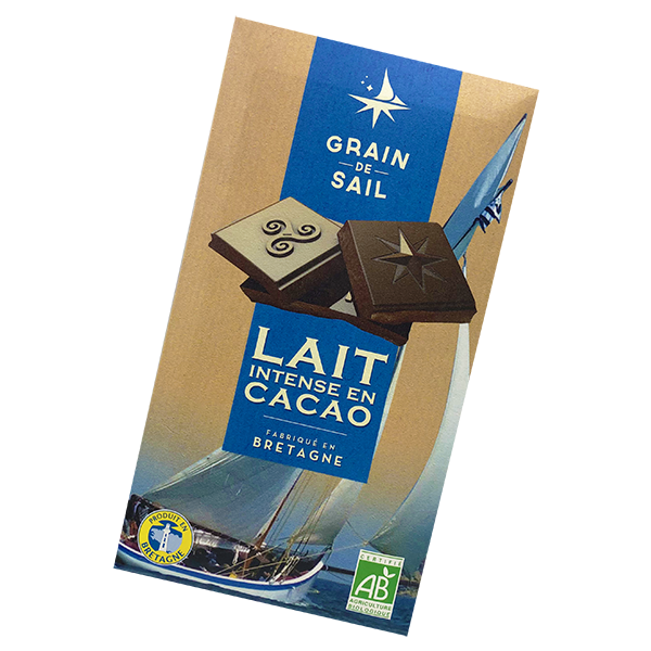 TABLETTE DE CHOCOLAT AU LAIT INTENSE EN CACAO 55%