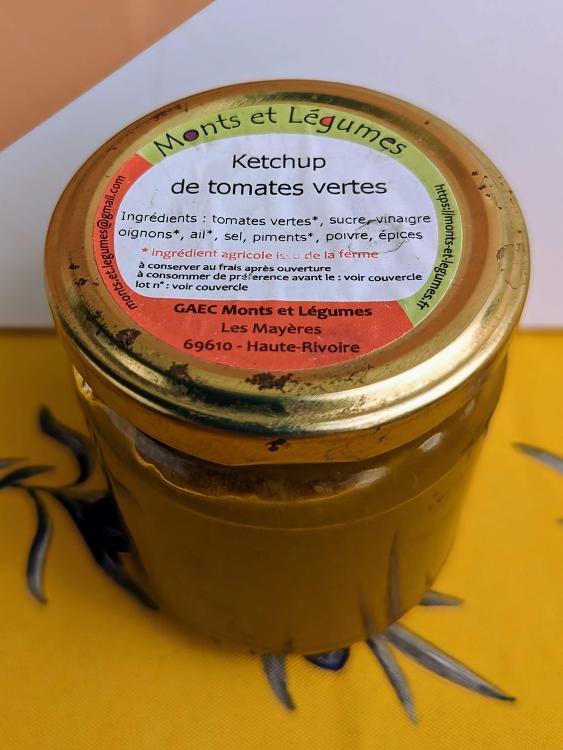 Ketchup de tomates vertes 22,8cl - – Prix producteur 2,51€