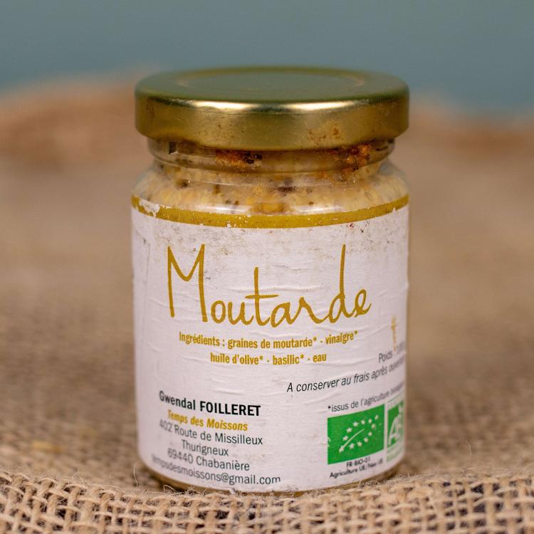Moutarde aromatisée Estragon 100g  -  Prix producteur 3,00€