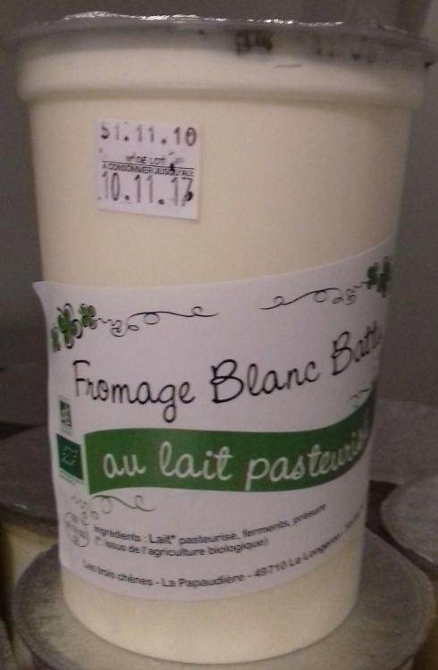 Fromage blanc battu - Lait Pasteurisé